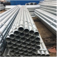 廠家直銷(xiāo) Q195熱鍍鋅鋼管 建筑專(zhuān)用水電消防鍍鋅焊管上海焊管批發(fā)