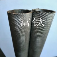 304網(wǎng)紋不銹鋼管滾花管激光沖孔折彎攻牙32*1.5 32*232*3廠家直銷