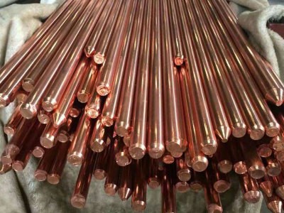 銅包鋼廠家 銅覆鋼棒 50x5銅覆扁鋼 17.2*2.5米鍍銅接地棒