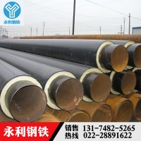 聚氨酯直埋管道 預(yù)制聚氨酯保溫直埋管 黑夾克聚氨酯直埋保溫管