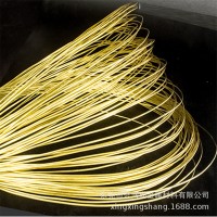 廣東黃銅線 H68拉鏈黃銅扁線 插頭導(dǎo)電用黃銅扁線批發(fā)黃銅線