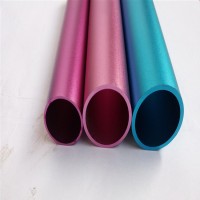 廠家現(xiàn)貨6061/6063鋁合金管 加工定制陽極氧化鋁管 彩色鋁合金管