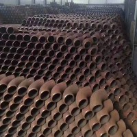 20#工業(yè)焊接國(guó)標(biāo)彎頭 非標(biāo)90°無縫彎頭 沖壓碳鋼厚壁頭無縫彎頭