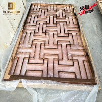 304廠家批發(fā)彩色不銹鋼屏風鏤空 客廳玄關(guān)隔斷花格鏤空不銹鋼屏風