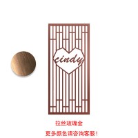專業(yè)廠家定制新中式創(chuàng)意簡約時尚金屬不銹鋼屏風隔斷鏤空花格