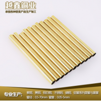 上虞廠家生產(chǎn)h63/h65厚壁空心黃銅管 批發(fā)精密黃銅毛細(xì)管