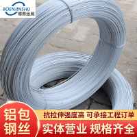 廠家供應(yīng)鋁包鋼搭架鋼絲 葡萄搭架鋁包鋼絲 金屬絲鋁包鋼支持定制