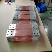 焊接加工兩頭銅板中間銅皮銅排軟連接導(dǎo)電電氣 電工銅母線伸縮節(jié)