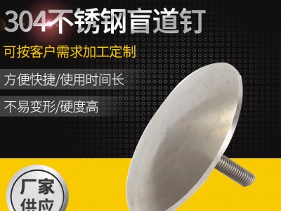 廠家供應(yīng)盲道釘 304不銹鋼盲道釘 公園馬路道釘 地鐵導(dǎo)向釘