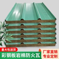 佛山廠家960型彩鋼板巖棉防火瓦活動(dòng)板房彩鋼瓦屋面隔熱壓型瓦
