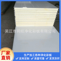 【彩鋼板】廠家定制聚氨酯彩鋼板 供應(yīng)A級防火保溫彩鋼夾芯板