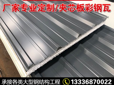 寧波840彩鋼瓦屋頂瓦 鐵皮彩鋼板石棉瓦 復(fù)合泡沫夾芯板廠家