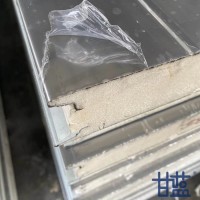 甘藍(lán) 不銹鋼潮濕冷庫(kù)保溫板 聚氨酯一體發(fā)泡保溫夾芯板
