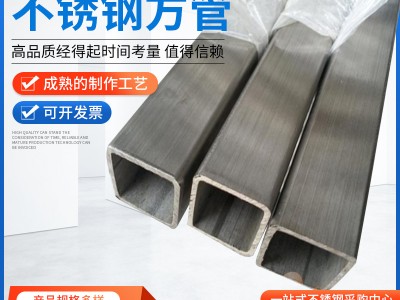 廠家供應(yīng)304不銹鋼方管矩形管工業(yè)方矩管316L不銹鋼方管