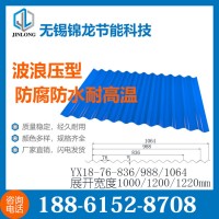 【廠家直銷(xiāo)】彩鋼不銹鋼壓型 彩鋼瓦彩鋼板 YX18-76-836/988/1064