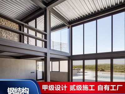 深圳搭建戶外平臺搭建復式二層鋼結構閣樓雙層房屋鋼結構樓梯