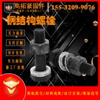 10.9S級(jí)鋼結(jié)構(gòu)連接螺絲高強(qiáng)度鋼結(jié)構(gòu)螺栓GB1228鋼結(jié)構(gòu)大六角螺栓