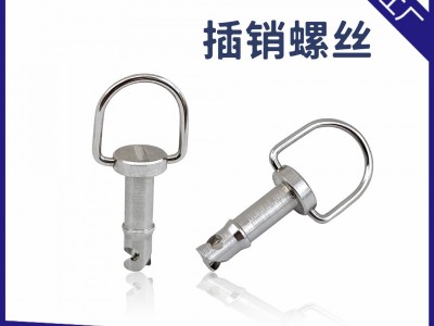 定制CNC加工不銹鋼吊環(huán)快拆螺絲 數(shù)控異型螺釘手柄卡銷(xiāo)插銷(xiāo)螺絲