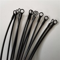 廠價(jià)直銷(xiāo)304不銹鋼鋼絲繩包膠涂塑繩魚(yú)眼端子 燈飾鋼索壓制1-20mm