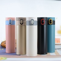 新款彈跳杯不銹鋼保溫杯創(chuàng)意禮品廣告LOGO刻字茶杯戶外運(yùn)動(dòng)水杯