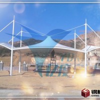 襄陽(yáng)休閑廣場(chǎng)膜結(jié)構(gòu)景觀