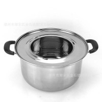 不銹鋼蒸籠底鍋 無磁沙縣蒸鍋 蒸餃子小籠包多用鍋28cm底鍋 批發(fā)