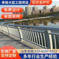 定 制不銹鋼防撞護(hù)欄大橋湖邊橋梁道路欄桿河道景觀鋁合金防護(hù)欄
