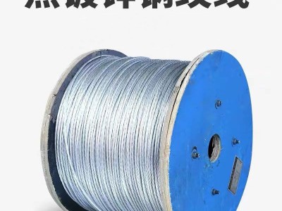 供應(yīng)1.6mm熱鍍鋅鋼絲7*1.8mm絞鍍鋅鋼線果園搭架地籠鋁包鋼絲