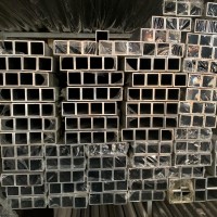 6061 6063氧化鋁合金方管 仿木紋管加工定制40*60工業(yè)鋁型材方通