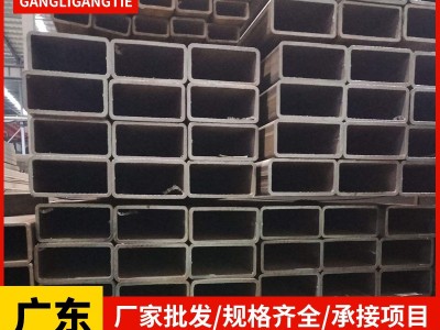 Q235B黑料方管 大口徑現(xiàn)貨方通管 切割鍍鋅矩形管 碳鋼方 矩形鋼管