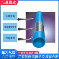 孔網(wǎng)鋼帶管廠家 批發(fā)自來水管鋼骨架復(fù)合管 孔網(wǎng)鋼帶聚乙烯復(fù)合管
