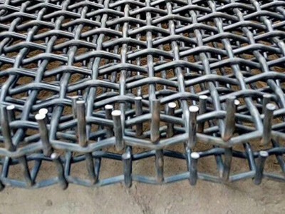 廠家直供廣東河源建筑防護65錳鋼篩網軋花網金屬編織網軋花網
