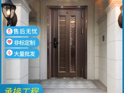 佛山廠(chǎng)家不銹鋼防盜門(mén)韓式入戶(hù)門(mén)平開(kāi)式彩鋼家用進(jìn)戶(hù)別墅大門(mén)