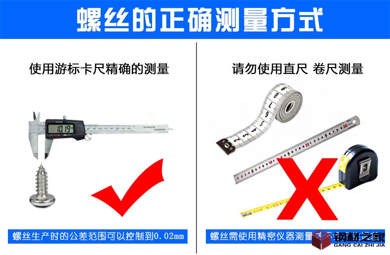 螺絲的測量方法